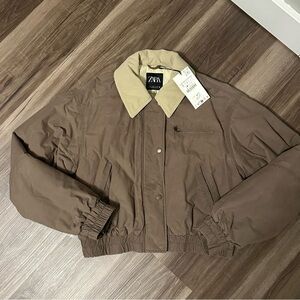 Zara barn bomber jacket